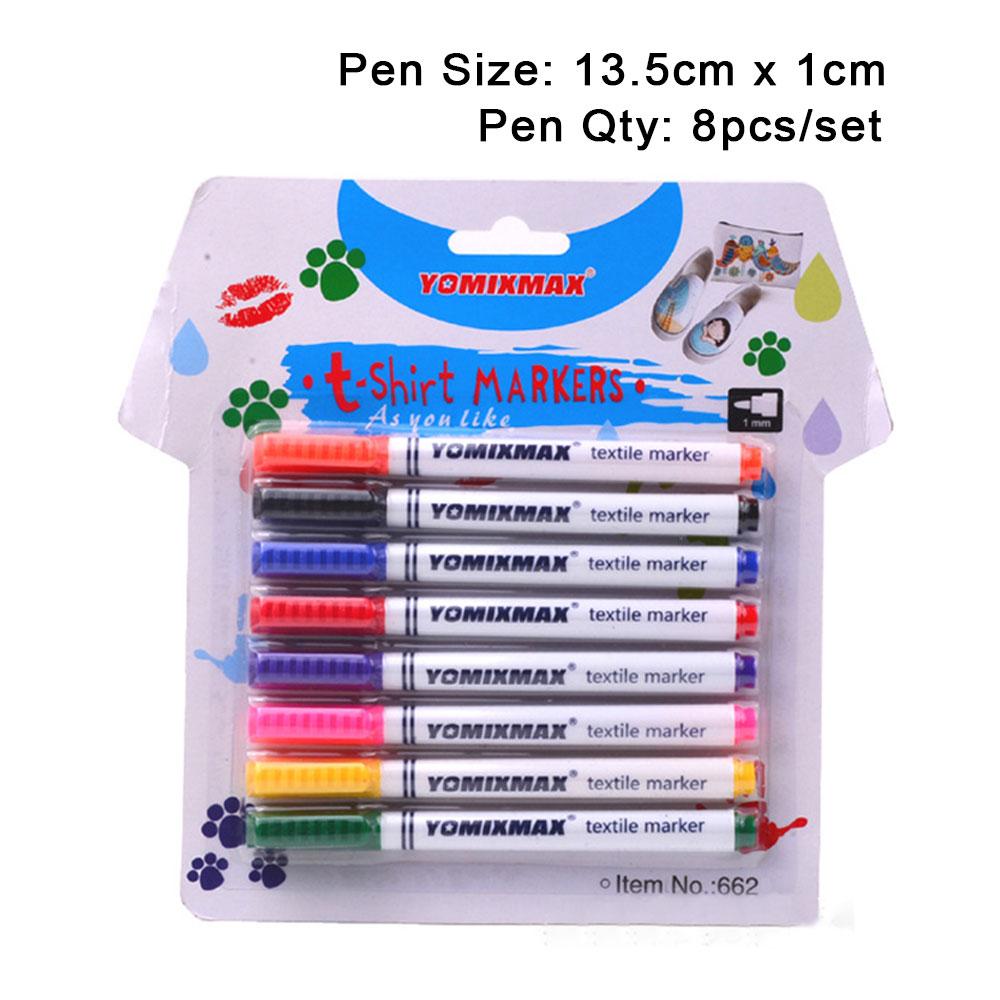 No-Iron Labels Wash Writable Self Adhesive Clothing Name Label And Permanent Fabric Markers Pen For Daycare School Home Decor