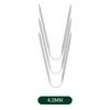 3pcs/Set Circular Knitting Needles Sweater Knitting Needle Tools Small Loop Needle DIY Knitting Needles Kits DIY Tool Accessory