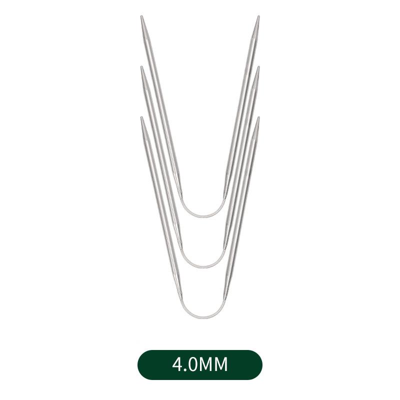 3pcs/Set Circular Knitting Needles Sweater Knitting Needle Tools Small Loop Needle DIY Knitting Needles Kits DIY Tool Accessory