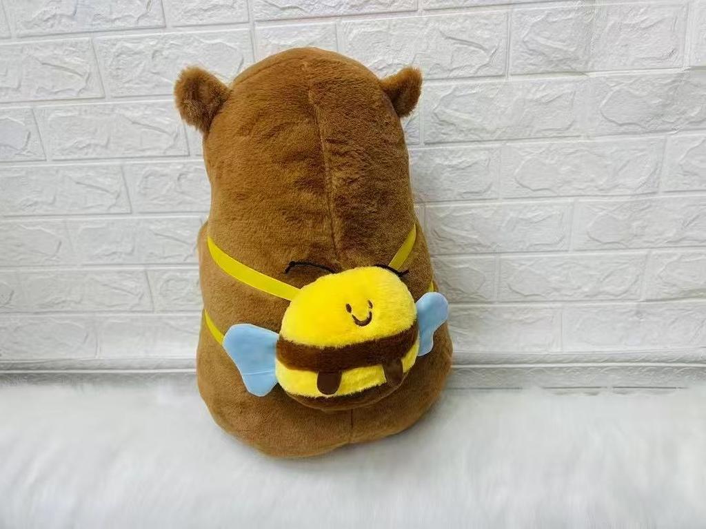 Cute Turtle Bag Capybara Doll Best Friend Doll Plush Toy Girl Birthday Gift