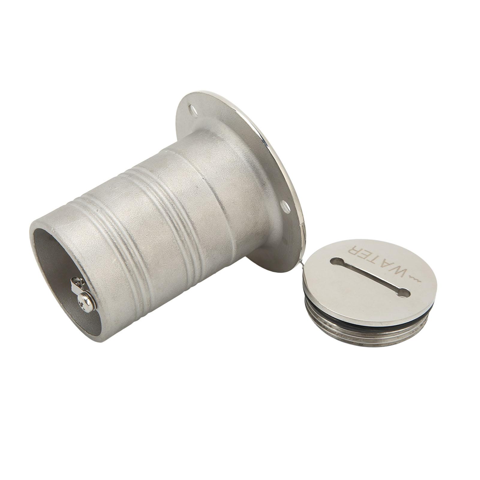 

Палубный заправочный порт Нержавеющая сталь 316 Морские заправочные порты 50 мм Палубная заливная горловина для яхт лодок прицепов баков ВОДА