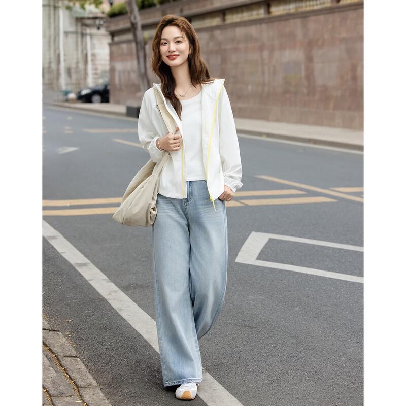 Demana Women's UPF50+ Sun Protection Hooded Jacket