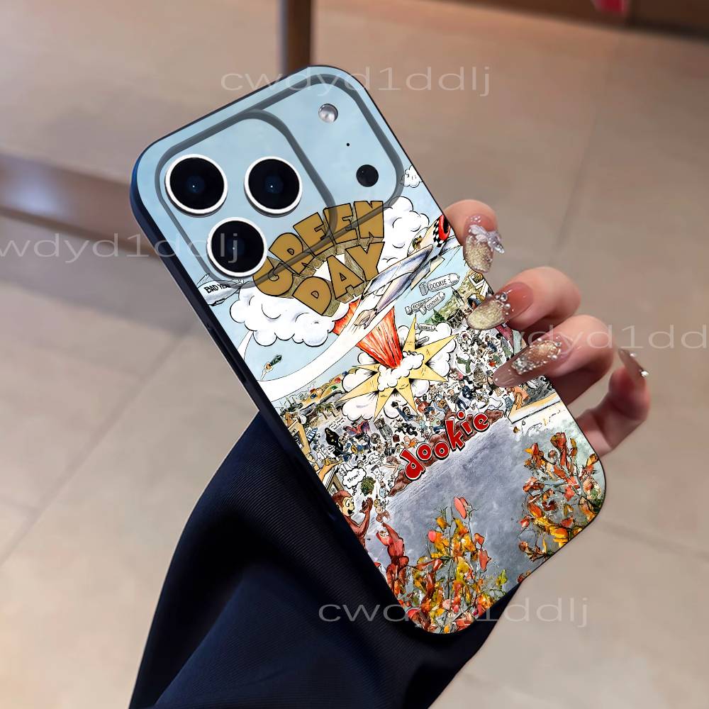 G-Green Day American Idiot Dookie Phone Case For iPhone 17,16,15,11,12,14,13 Pro Max Mini XS,XR,7 Plus 16E Air Soft Covers Funda