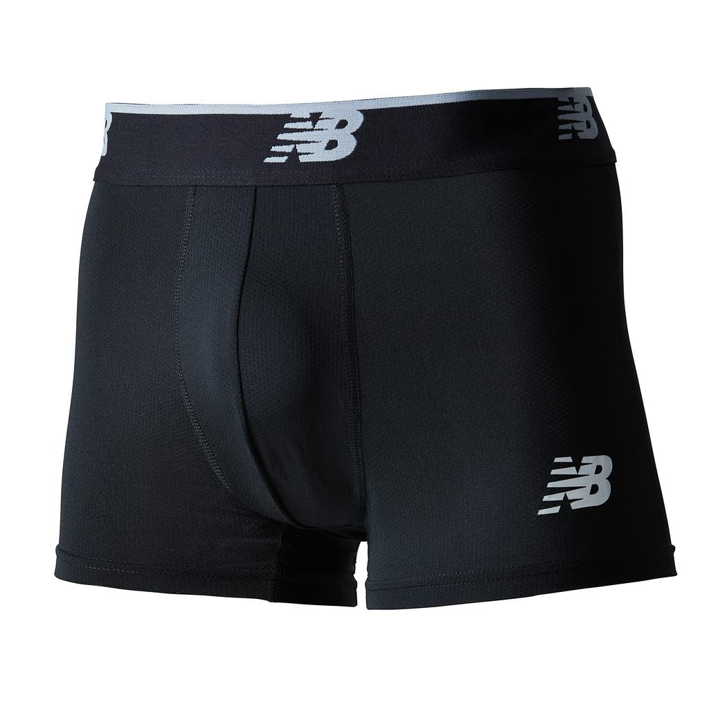 New Balance Limited Edition Mesh Boxer Front Product Size M Size Men's Briefs, 3-inch, Closure, 3-Pack, LAU13048, Black, (Japan L)