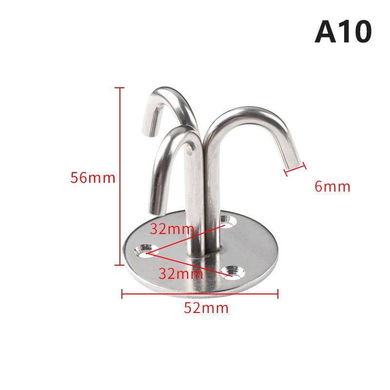 Haczyk Koronowy Ścienny Haczyk Sufitowy Okucia Stal Nierdzewna Płytka Oczkowa Prostokątna Płytka Oczkowa Metalowa Klamra Pierścieniowa Haczyk Klamra Pokładowa Klamra