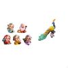 Fortune God Resin Figurines And Peacock Sculpture Decorative Tabletop Statue for Bedroom Garden