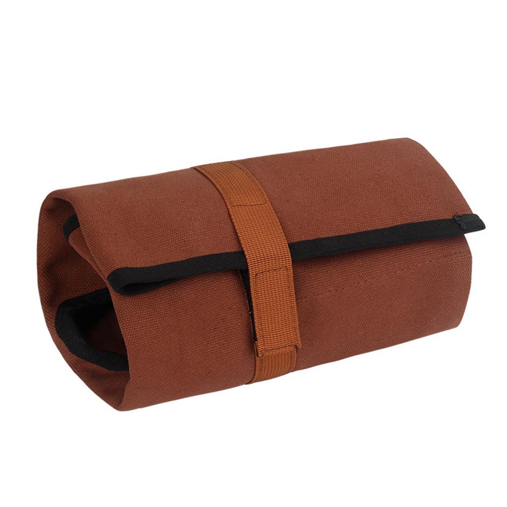 Cocktail Set Carry Bag Portable Folding Roll Strap Professional Mixology Bartender Bag for Camping Outdoor