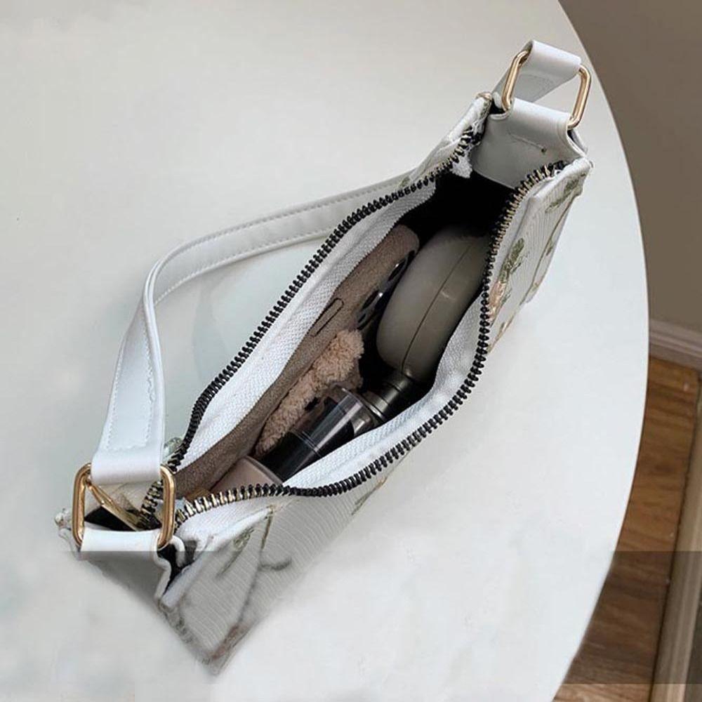 Flower Embroidery Small Handbag Women Underarm Bag Shoulder Bags Mini Messenger Bags Korean Handbag