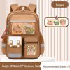 Capibara Spine Protection Backpack for Primary School Kids (Grades 1-6) - Anime Cartoon Design
