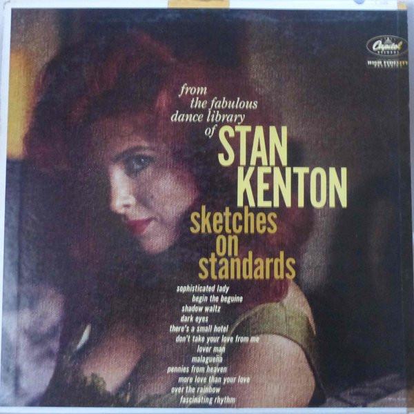 

LP Record STAN KENTON Sketches On Standards T426 Capitol Records US Jazz Used