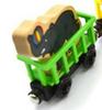58-Piece Wooden Magnetic Train Track Set for Children Ages 1-5