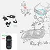 Front Headlight Repair Kit For VW Passat B7 2011 2012 2013 2014 European Version Car Accessories Screw 3AA998225 3AA998226