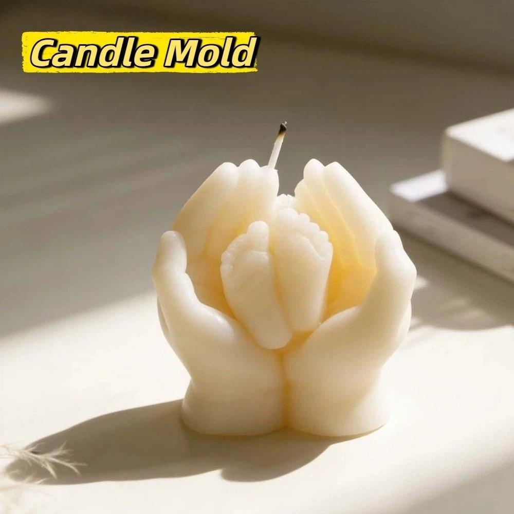 Decorative Silicone Candle Mold DIY Craft Gypsum Ornament Mold Plaster Mold  Gift Making