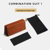 Unisex Genuine Leather Glasses Case - Lightweight, Durable Cowhide for Students