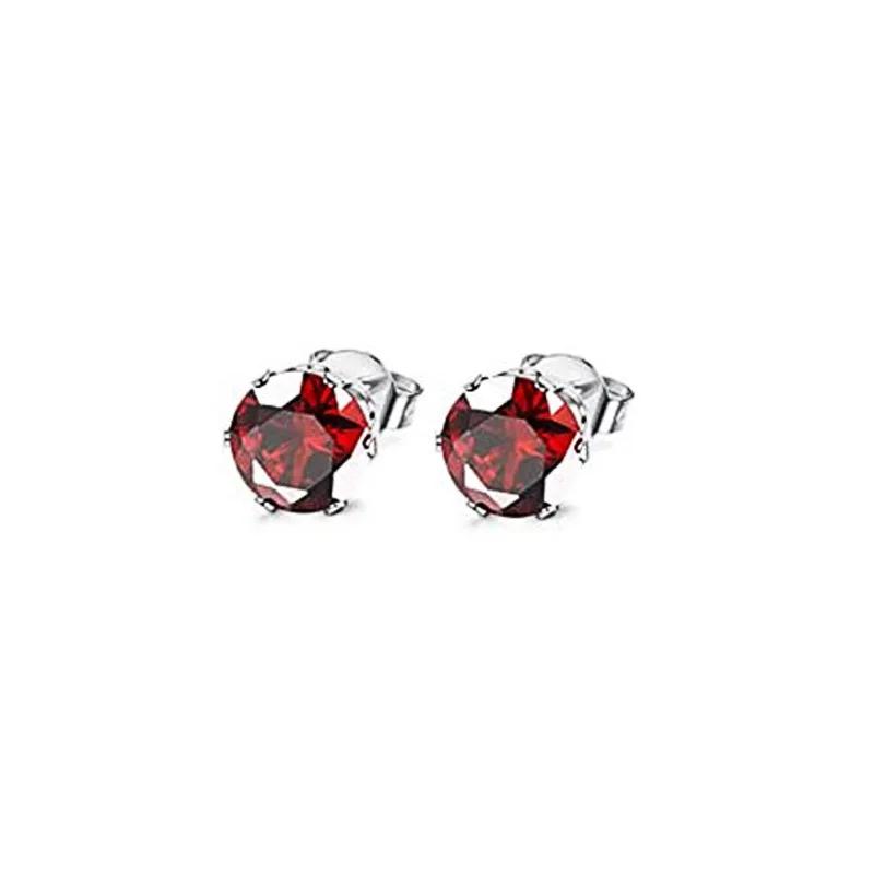 2026 Gorgeous Red CZ Women's Cubic Zirconia Earrings, Bright and Elegant   Engagement Wedding Party Jewelry