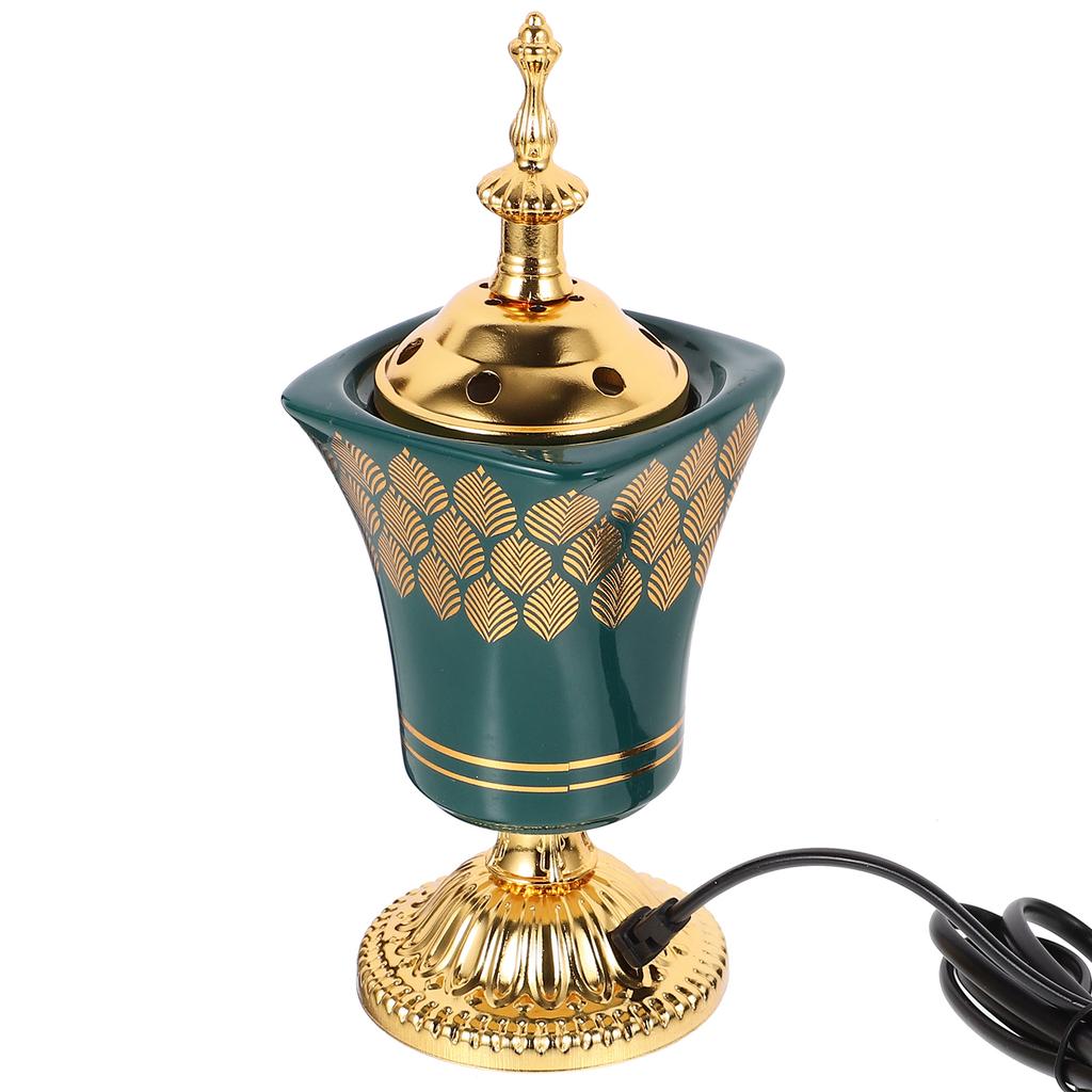 Incense Burner Electric Censer Holder Electronic Retro Ornament Iron Decorative Burners Plug Office