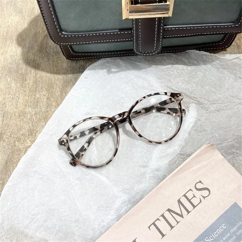 Retro Small Oval Frame Glasses Frame Anti Blue Light Glasses Women Nearsighted Myopia Eyewear Reading Glasses Female