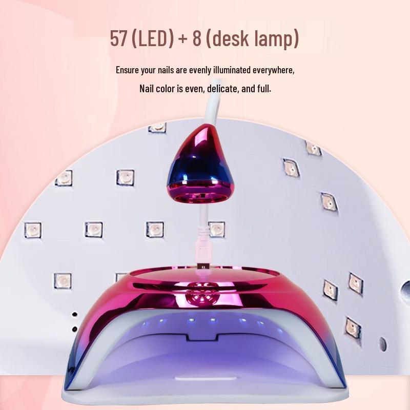 Doppelte UVLED-Nagellampe zum Aushärten von Gelnagellack