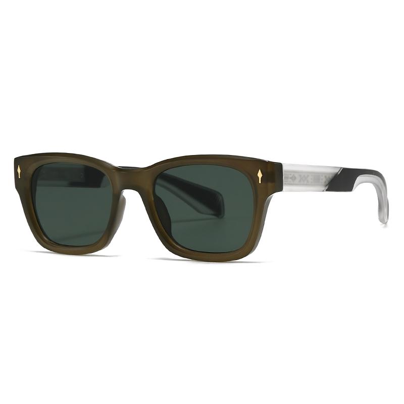Cross-Border European and American Small Frame Temples Full Pin Export Sunglasses Modern Charm Retro Sunglasses 62008