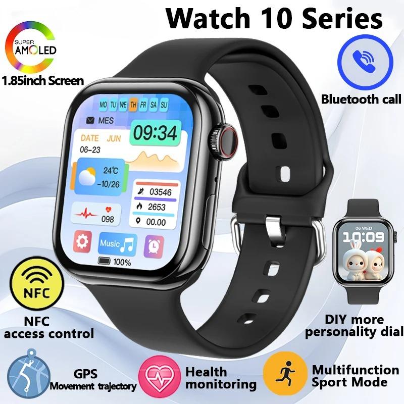 2026 New Watch 10 Smart Watch GPS More Personality Dial Women Body Temperature Health Monitoring Sports Mode Music Bluetooth Call Smartwatch