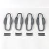 Door Handle Bowl Frame Cover Trim For  Honda CRV CR-V 8pcs Black Titanium