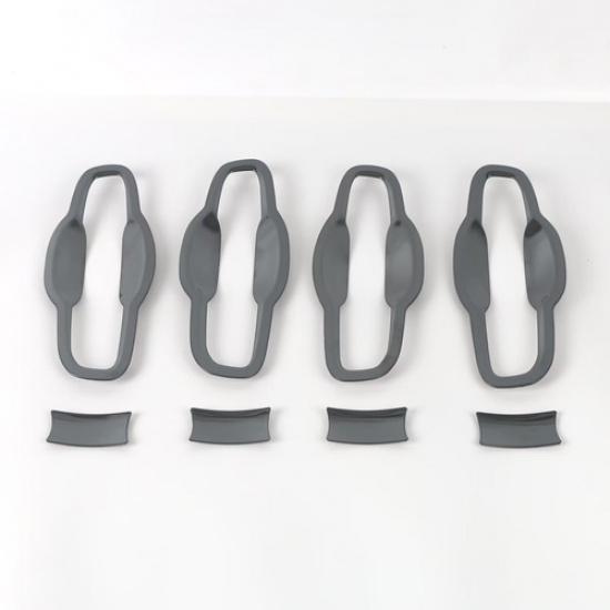 Door Handle Bowl Frame Cover Trim For  Honda CRV CR-V 8pcs Black Titanium