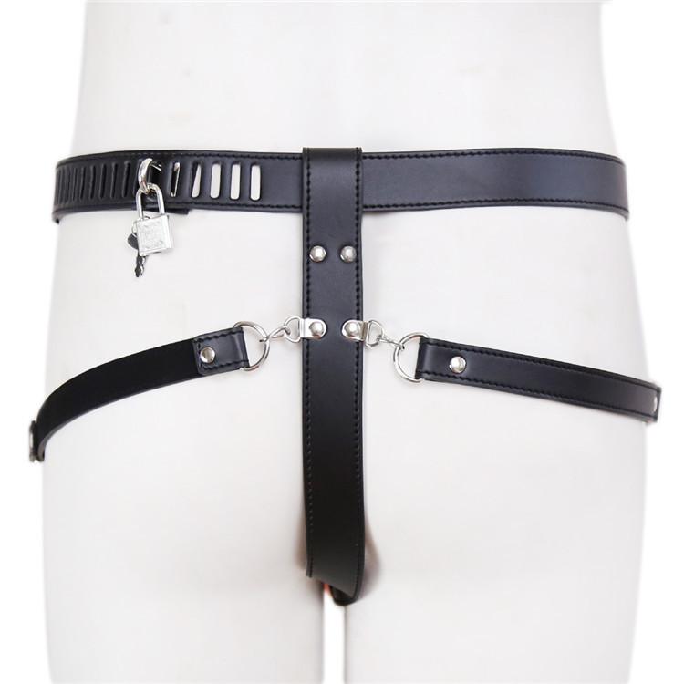 BDSM  Slave Training Sexy Costume Adult Products Sex Toys Leather Bondage Chastity Pants Underwear