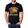 Black Summer Man Tshirt Make Alcatraz Great Again Bridge Sunset Island Short Sleeve Solid Color Oneck Tshirt Cotton Men Top