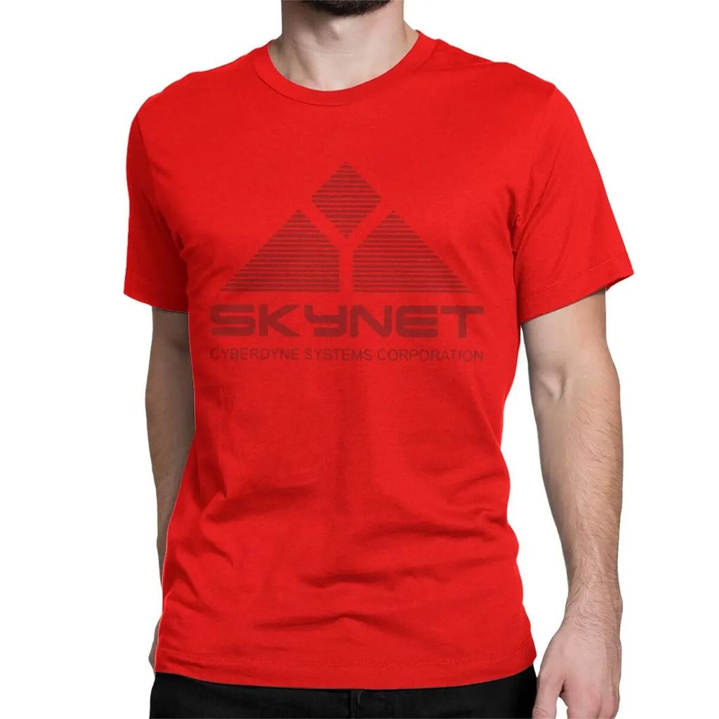 Skynet Cyberdyne Systems Trička Terminator Unisex Dámské Vtipné Bavlna Trička Tričko s krátkým rukávem Tričko velké velikosti Topy