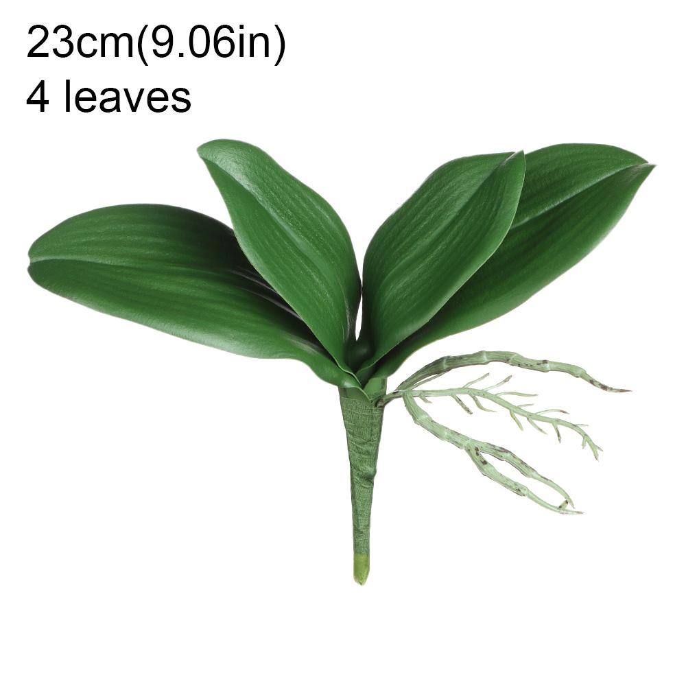1PC Simulation Leaves Phalaenopsis Leaf Artificial Plants Plastic Grass Flowers Orchid Leaves Wedding Festival Spring Home Decor