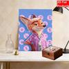 Disney Pearl Painting DIY Zootopia Nick Creative Pearl Style Illustration Pearl Art Painting Pearl Gem Painting, Home Wall Decoration Crafts