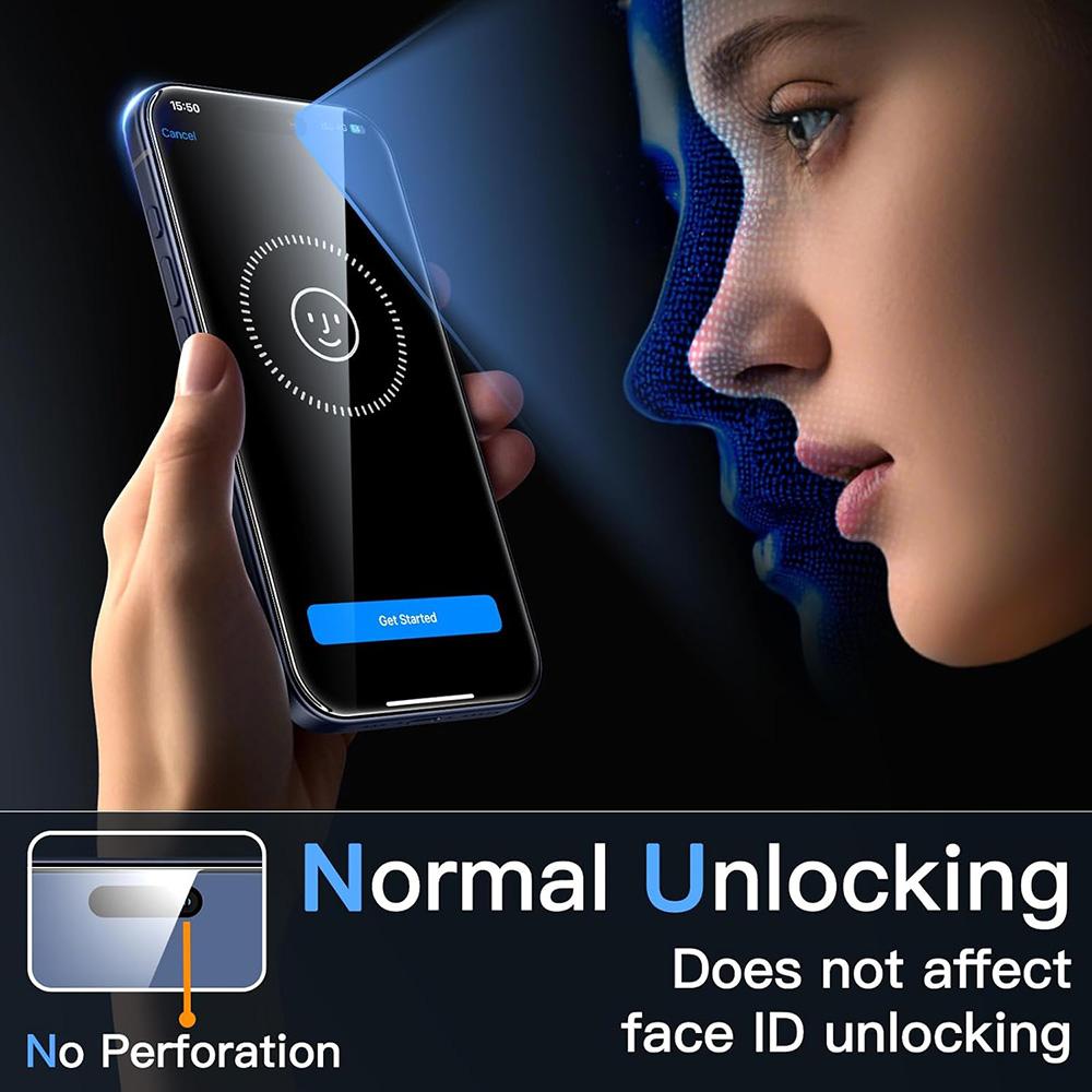 3Pcs Tempered Glass For iPhone 18 17 16 15 14 13 12 11 Pro Max Plus XR Oleophobic Coating Screen Protector Protective Glass Film2