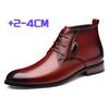 Top Quality All-match Men Ankle Boots Genuine Leather High Top Business Shoes Luxury Brand Smart Formal Dress Shoes Walk Botas