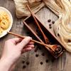 4 Pcs Small Wooden Spoon, Wooden Coffee Spoon, Long Handle Wooden Ice Tea Spoon, Handmade Wooden Mixing Honey Spoon for Team Jam Dessert Honey