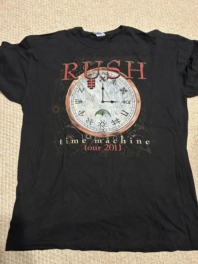 2011 Rush Time Machine Tour Shirt D1105 Unisex T-Shirt XL