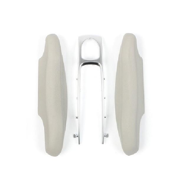 Real Leather Side + Silver Middle Car Remote Key Case For Porsche Panamera 17 18