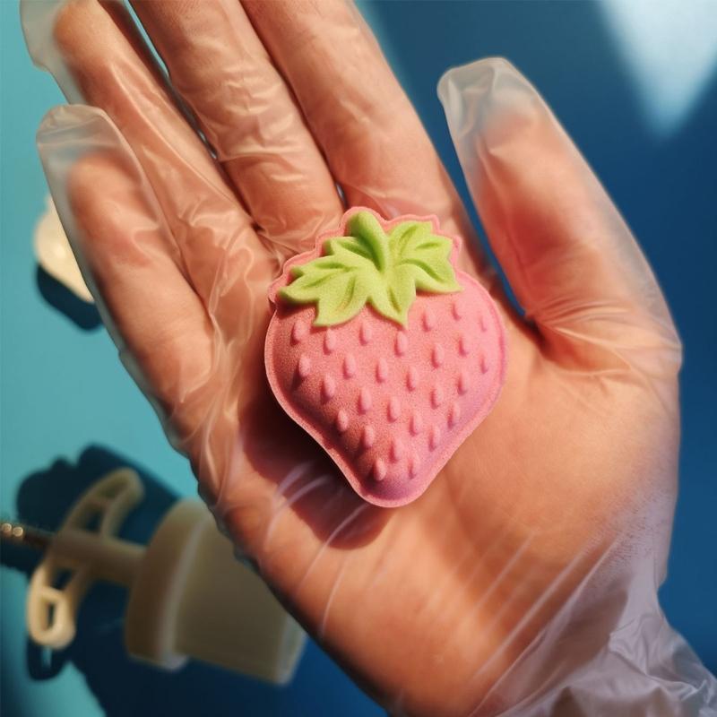 Strawberry- Mung Bean Cake Mould Set Cake Model Printed with Embossed Ice-skin Pastry Baking Tool Cookie Dessert Cutter