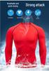 Men's Quick-Dry Long Sleeve Compression Shirt for Basketball, Football, and Running