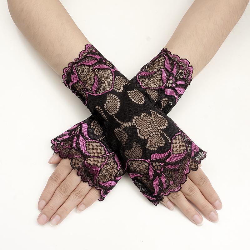 Summer Lace Sun Protection Gloves & Cycling Sleeves for Women