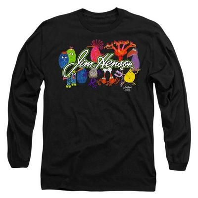 Jim Henson Unisex Adult Sketch Collage Long-Sleeved T-Shirt