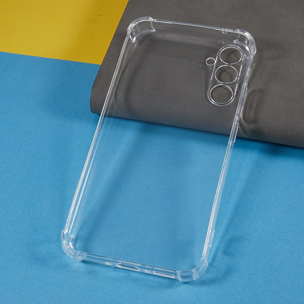 For Samsung Galaxy A54 5G Transparent TPU Case Thickened Corner Anti-drop Phone Cover