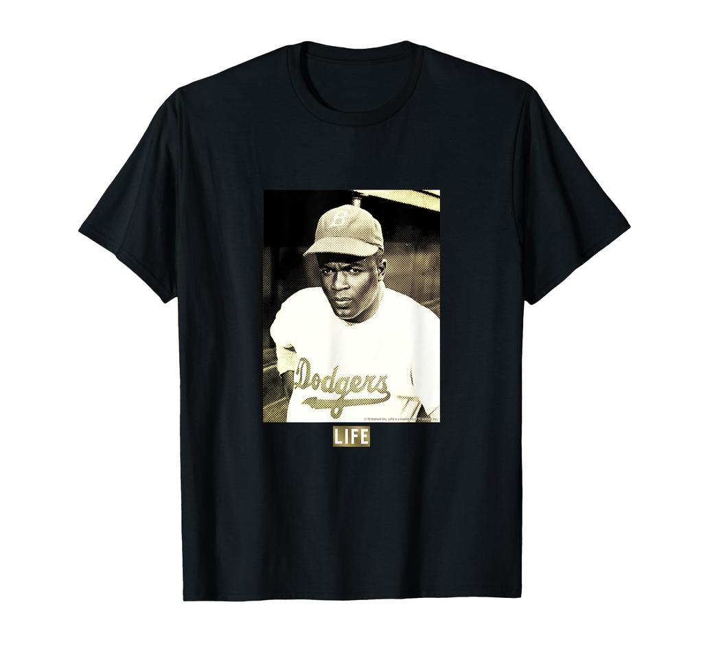 LIFE Picture Collection _ Jackie Robinson (4) _ Baseball T-Shirt