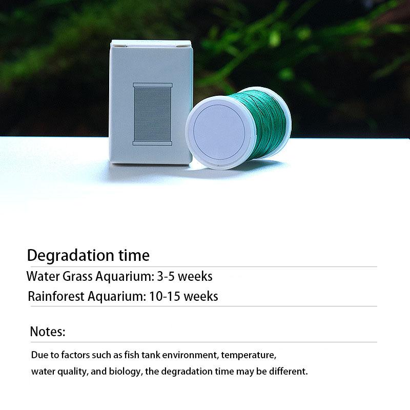 Degradable Aquarium Fish Tank Landscape Decoration Live Plant Water Grass Driftwood Floating Moss Line Fern String Wire Tie