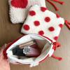 Cute Plush Women's Cosmetic Bags Portable Ladies Clutch Purse Lipstick Makeup Case Cute Female Small Storage Bag