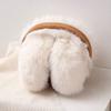 Winter Fuzzy Earmuff Cute Fluffy Faux Fur Earmuff Foldable Furry Ear Warmers for Women Men Girls Boys Jogging Skiing