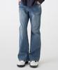 HONO REPORT Bell Bottom Denim Pants_Blue