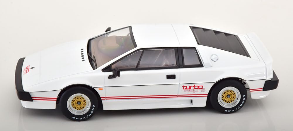 KK scale Lotus Esprit Turbo 1981 Finished Product 1/18 White/Red