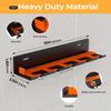 Rusts Proof Walls Mounted Pneumatic Tool Holder Heavy Sliding Lock Security 5 Tool Slot for Workshop