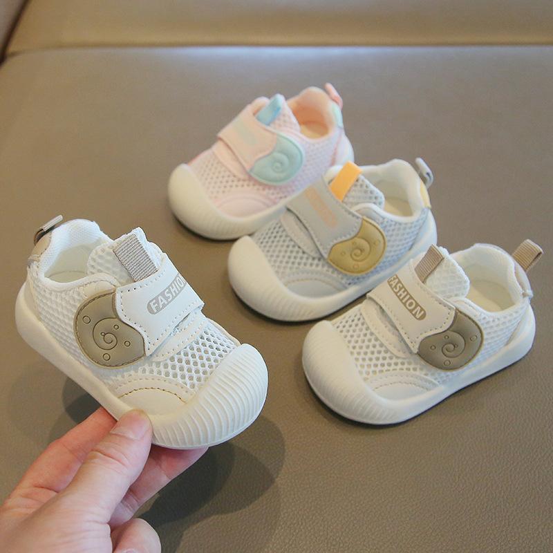 Baby Walking Shoes Soft Sole Cute Boys Girls Casual Shoes Mesh Breathable 2025 New Toddler Sports Shoes First Walkers Non-slip