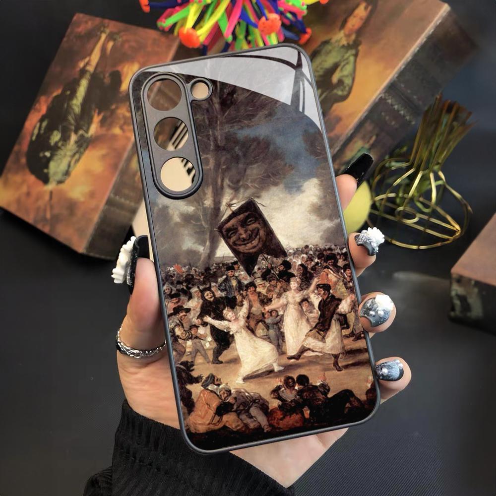 

Spain Francisco Goya Art Phone Case For Samsung Galaxy S26 S25 S24 S23 S22 S20 S21 Ultra Plus Fe Colored Silver Cover Galaxy S24 Ultra